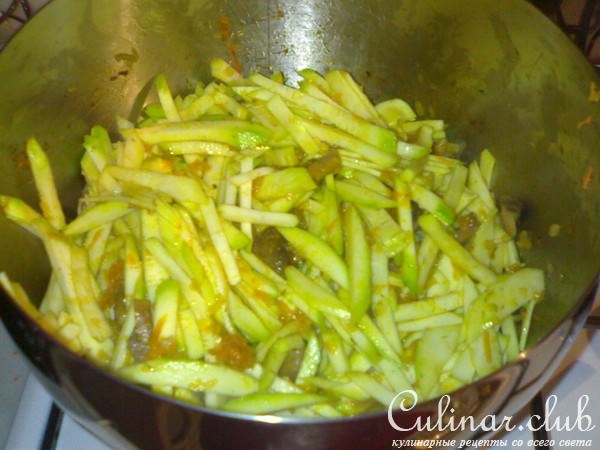 Суп грибной с кабачками
