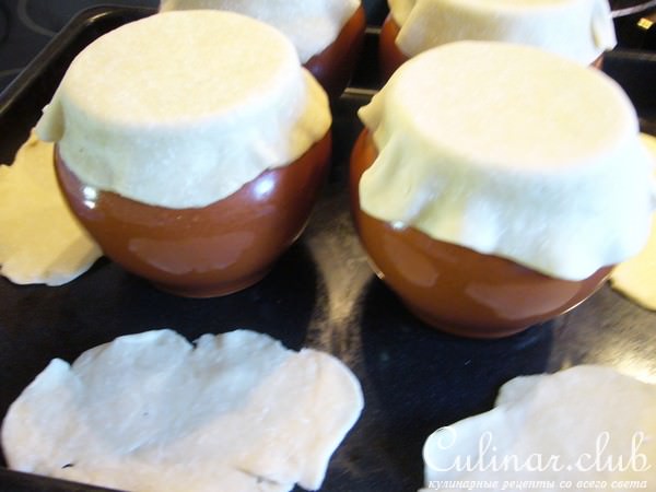 Грибной суп в горшочке, легкий, быстрый, вкусный