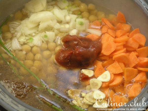 Пряный суп с нутом, овощами и тмином. (Обретение легкости: Тест-драйв)
