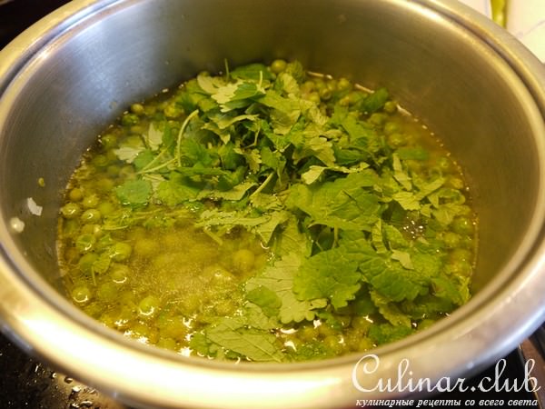 Гороховый суп -пюре с рыбой горячего копчения (постимся вкусно)