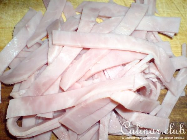 Крем-суп из картофеля с ветчиной