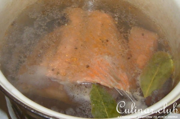 Крем-суп рыбный с овощами