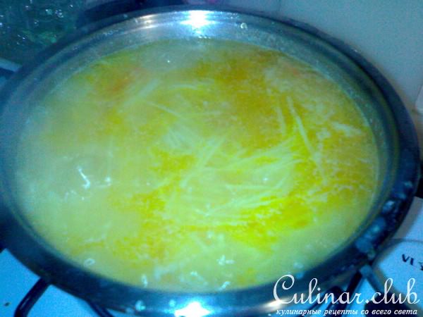 Нежный куриный крем-суп