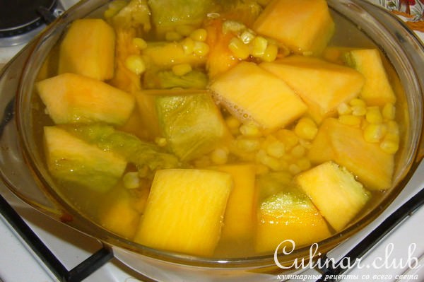 Крем-суп рыбный с овощами