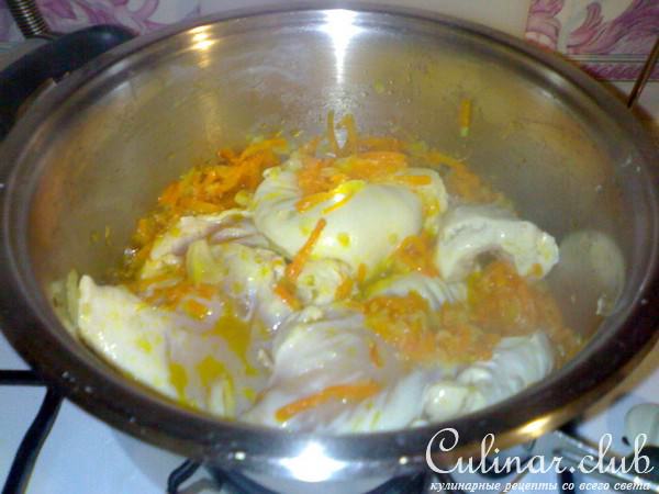 Нежный куриный крем-суп