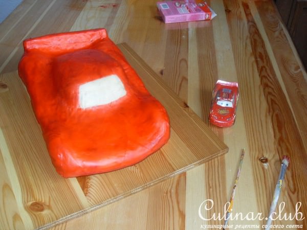 Торт ТАЧКА "McQueen"