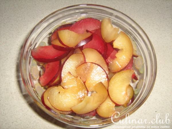 Корзинки с франжипаном и сливами