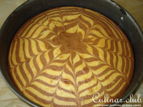 Торт"Зебра" (вариант)
