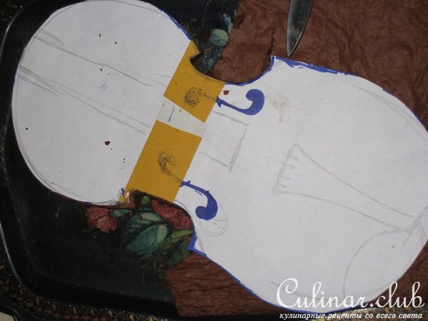 торт " Violino" с тоффи (часть 1)