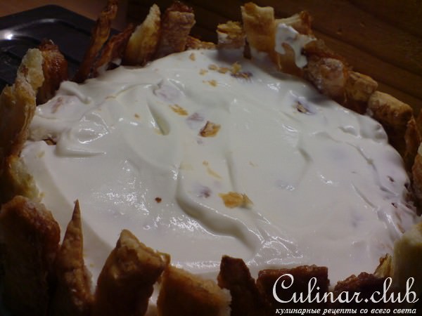 Торт со слоёным тестом и кремом из рикотты // „Torta sfogliette Bohemien“//Сальваторе Де Ризо