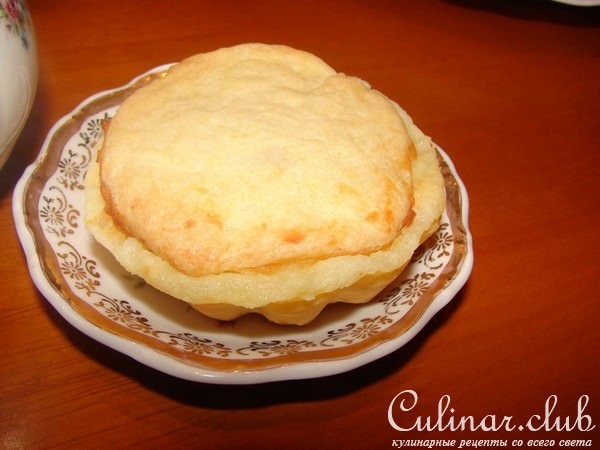 Корзиночки с вкусным ванильным кремом