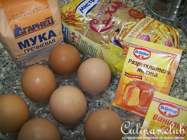 Супер диетический ТОРТ из гречневой муки с творожно-йогуртовым кремом