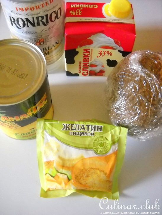 Торт a la «Пина - Колада».