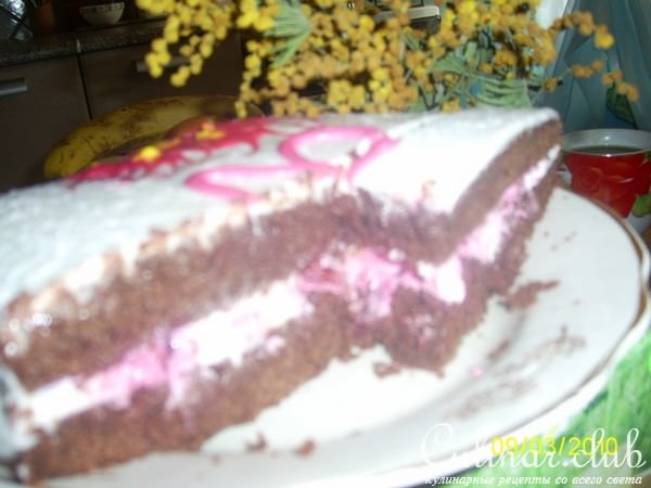 Шоколадный торт с вишней(вариант)