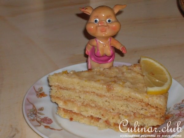 Торт "Лимонник" (дамский, поздравительный)