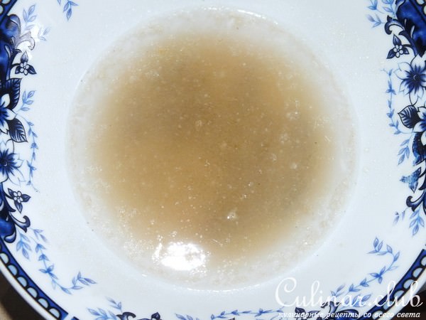 Торт с персиковым муссом