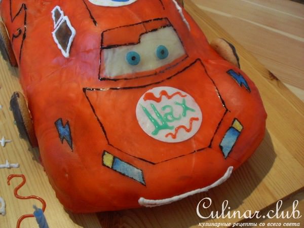Торт ТАЧКА "McQueen"