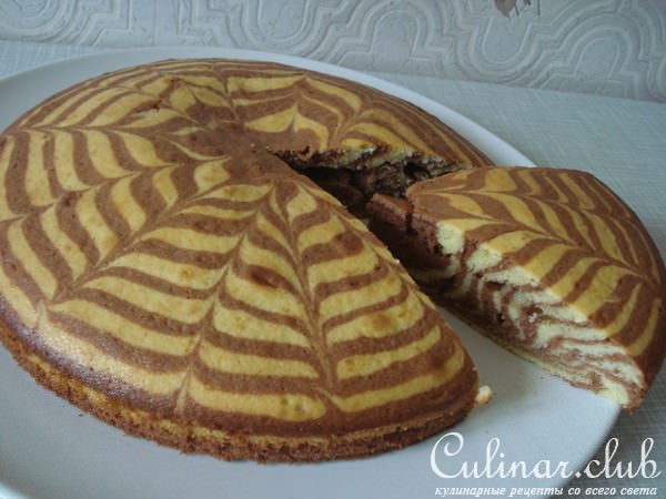 Торт"Зебра" (вариант)