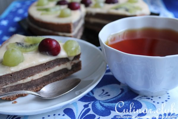 Простой и вкусный шоколадный тортик