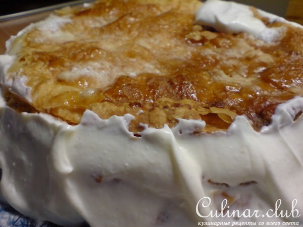 Торт со слоёным тестом и кремом из рикотты // „Torta sfogliette Bohemien“//Сальваторе Де Ризо