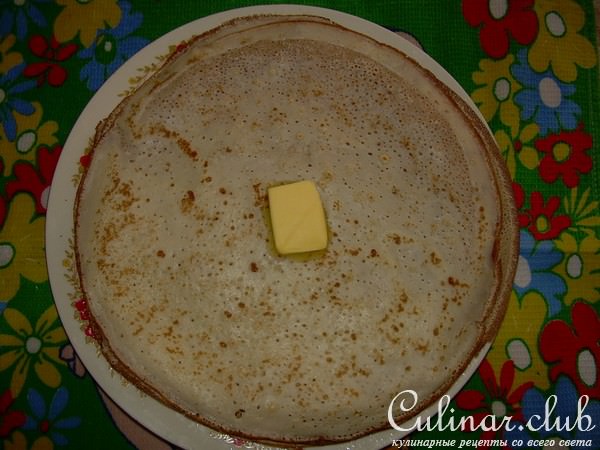 Блинчики с яйцом и луком