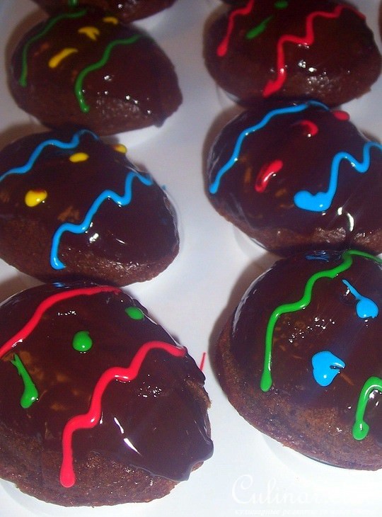 шоколадные маффины"HAPPY EASTER"