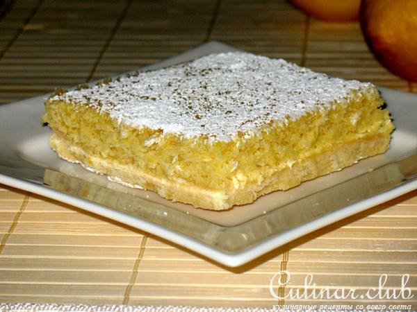 Лимонно-кокосовый пирог (Lemon-Coconut-Slice)