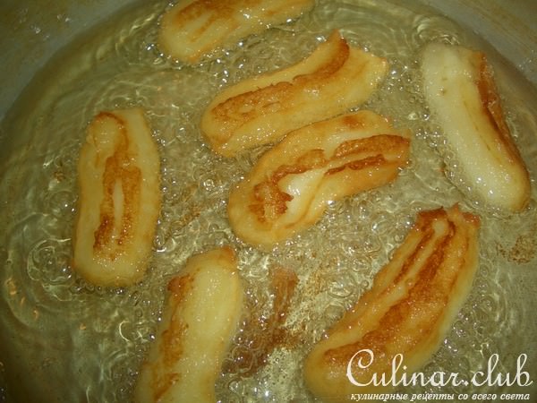 Заварные палочки в лимонном сиропе (тулумбы)