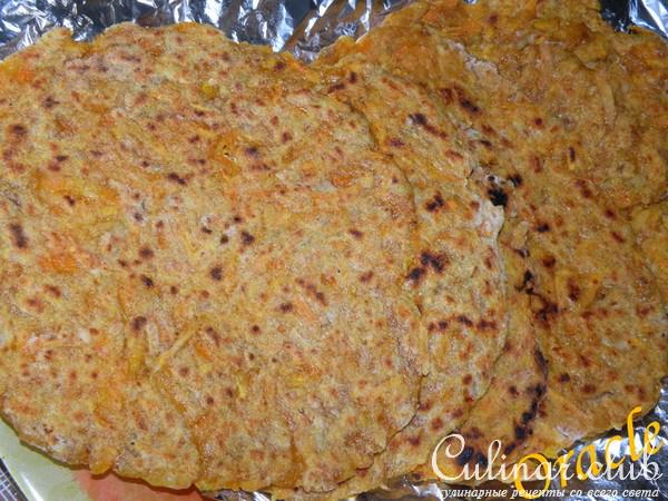 Морковные лепешки Carrot с кориандром и тмином.