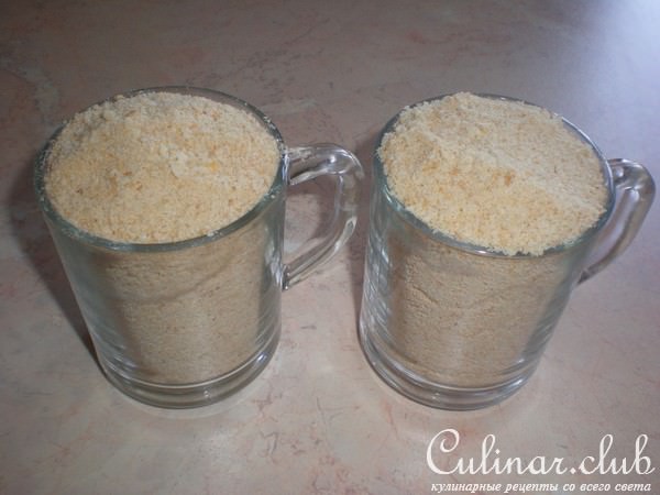 Кексы с бананом (тесто из крошки печенья)