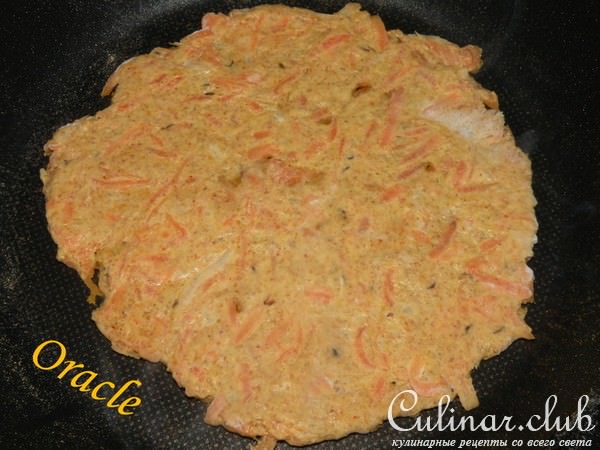 Морковные лепешки Carrot с кориандром и тмином.