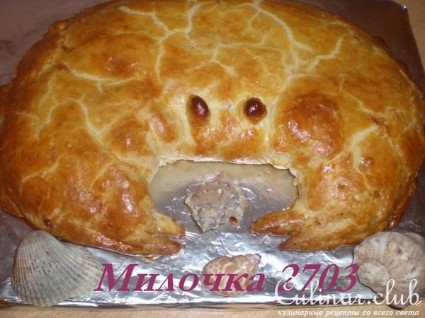 Рыбный пирог «КРАБ»