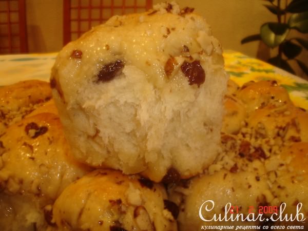 Булочки в медовой глазури