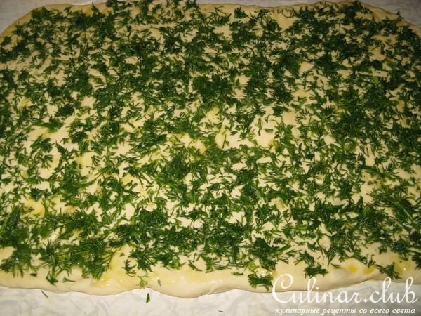 Хлебушек рулетный с укропчиком и чесночком