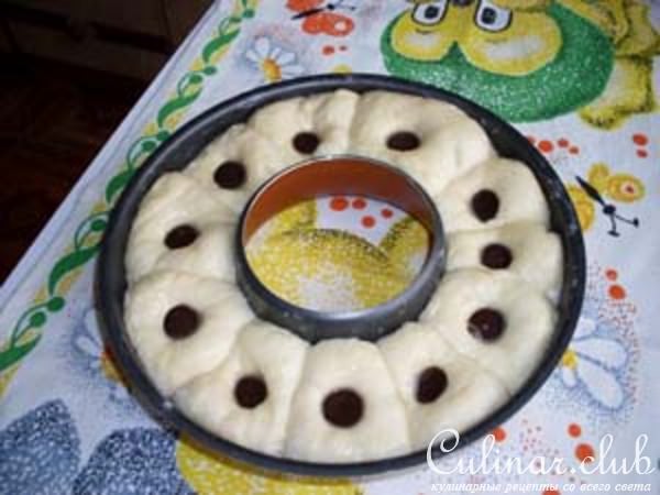 Булочки с голубикой и шоколадом