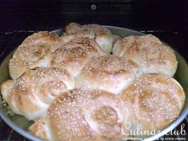 Булочки узелочки с начинкой