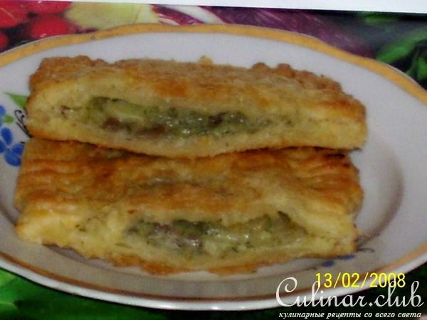 Пирожки с картофелем и грибами