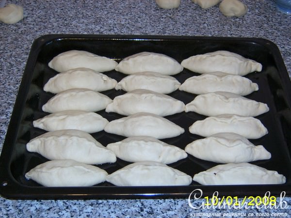 пирожки с капустой из духовки