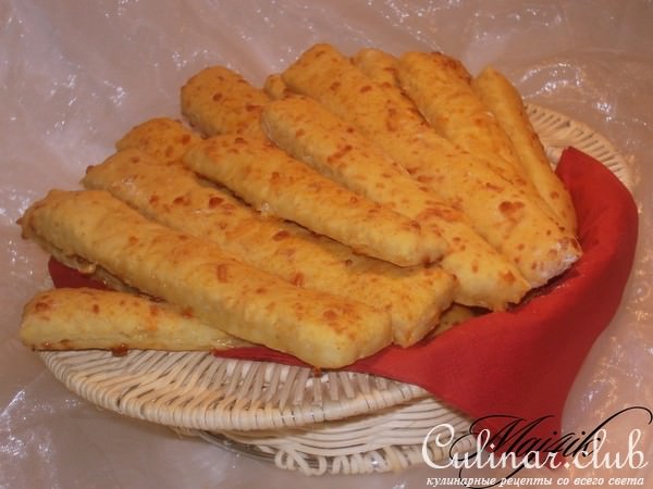 Закуска "Хлебно-сырные палочки"