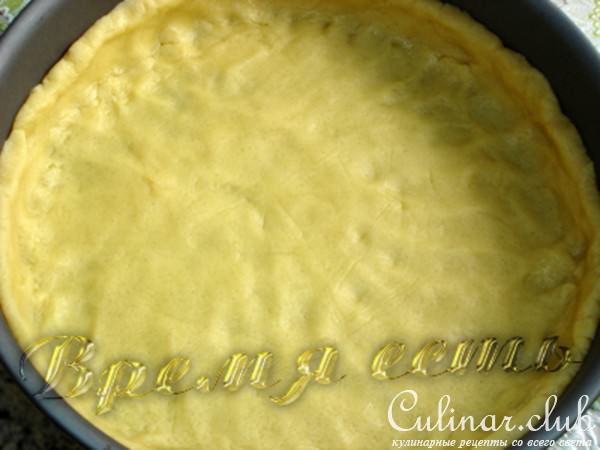 Нежный пирог с черникой