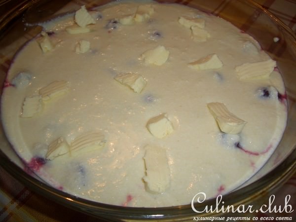 Сладкая запеканка с творогом и вишней