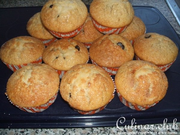 Медовые мафинцы с шоколадом