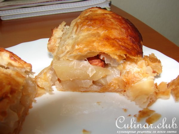 Рулетики с яблоками