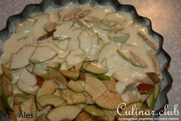 Шарлотка яблочная
