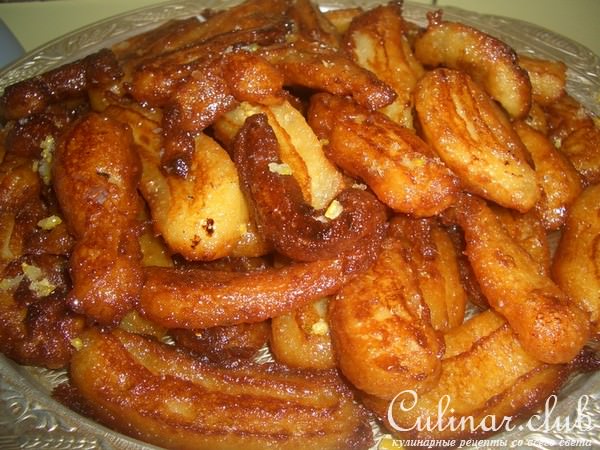 Заварные палочки в лимонном сиропе (тулумбы)