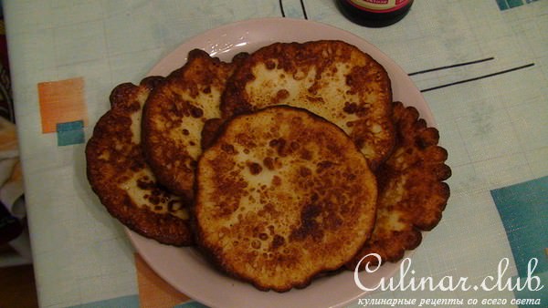 нежные манные оладушки