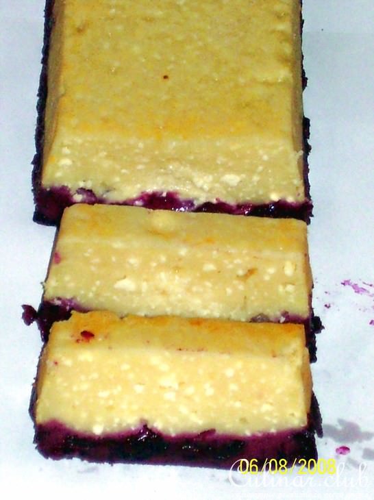 Творожник с черной смородиной