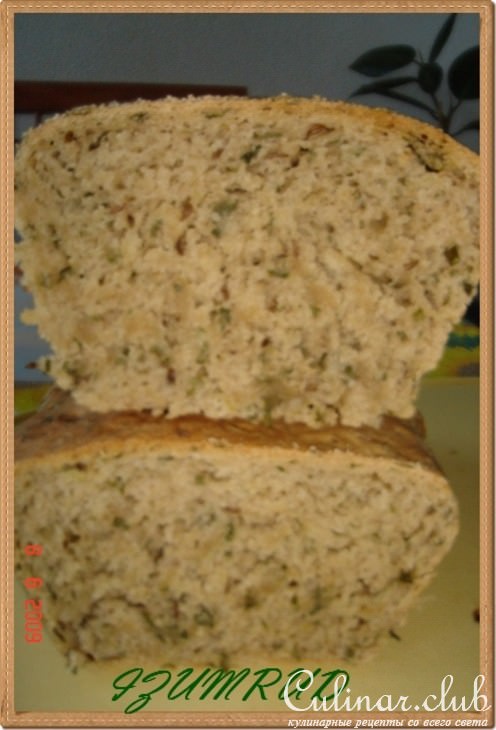 Ржаной хлеб с луком и тмином