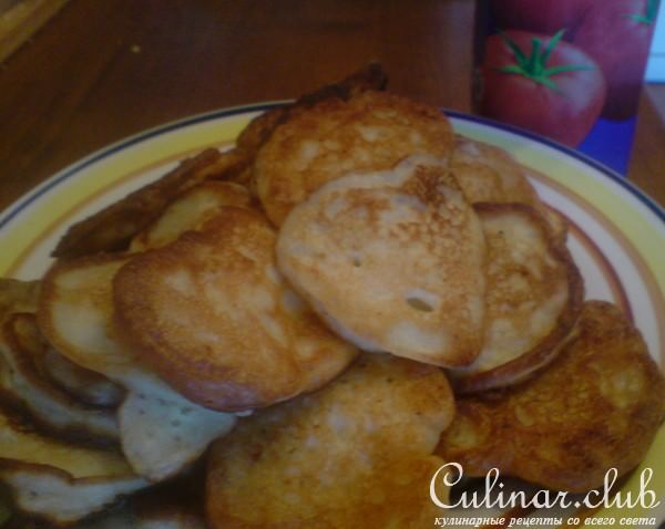 Оладушки с мясом криля