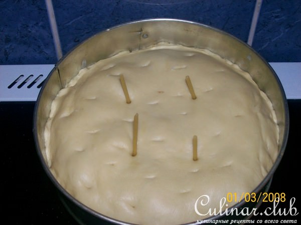 Пироги из бездрожжевого сдобного теста (с мясом и с яблоками)